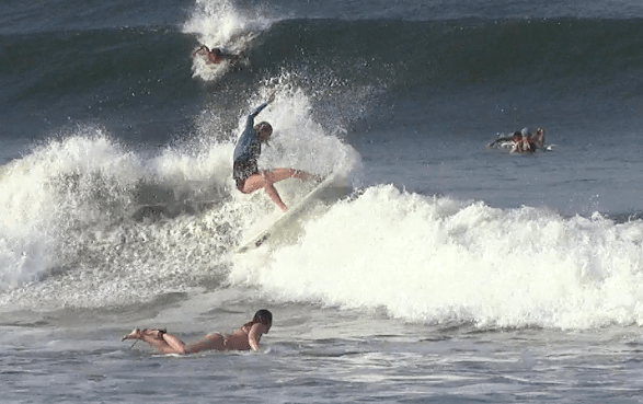 Surfing at 14 weeks Pregnant