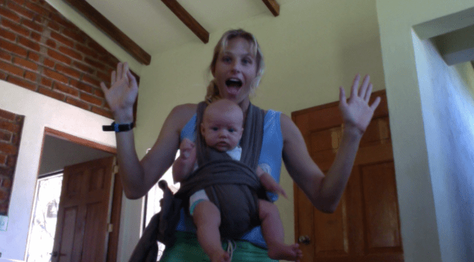 Hands Free Baby Wearing