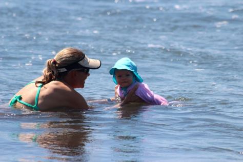 Little ocean swimming cutie!