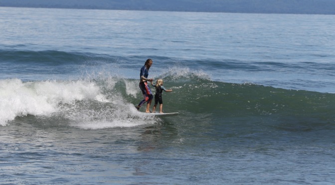 Teaching a Toddler to Surf